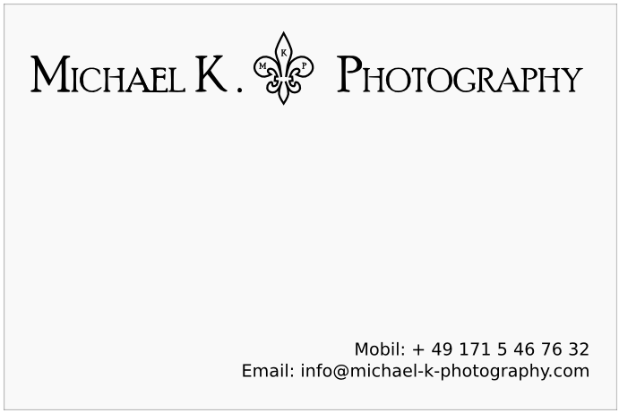 MICHAEL K PHOTOGRAPHY - Kontakt